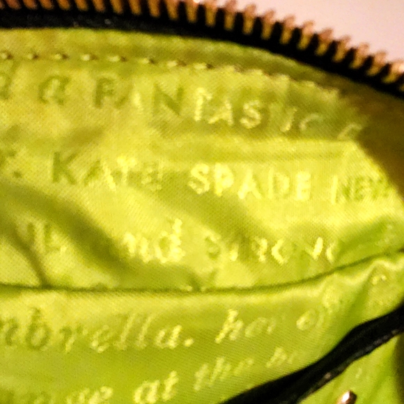 Kate Spade Black and White Nylon Bow Satchel Small 11" X 7" - Picture 10 of 14